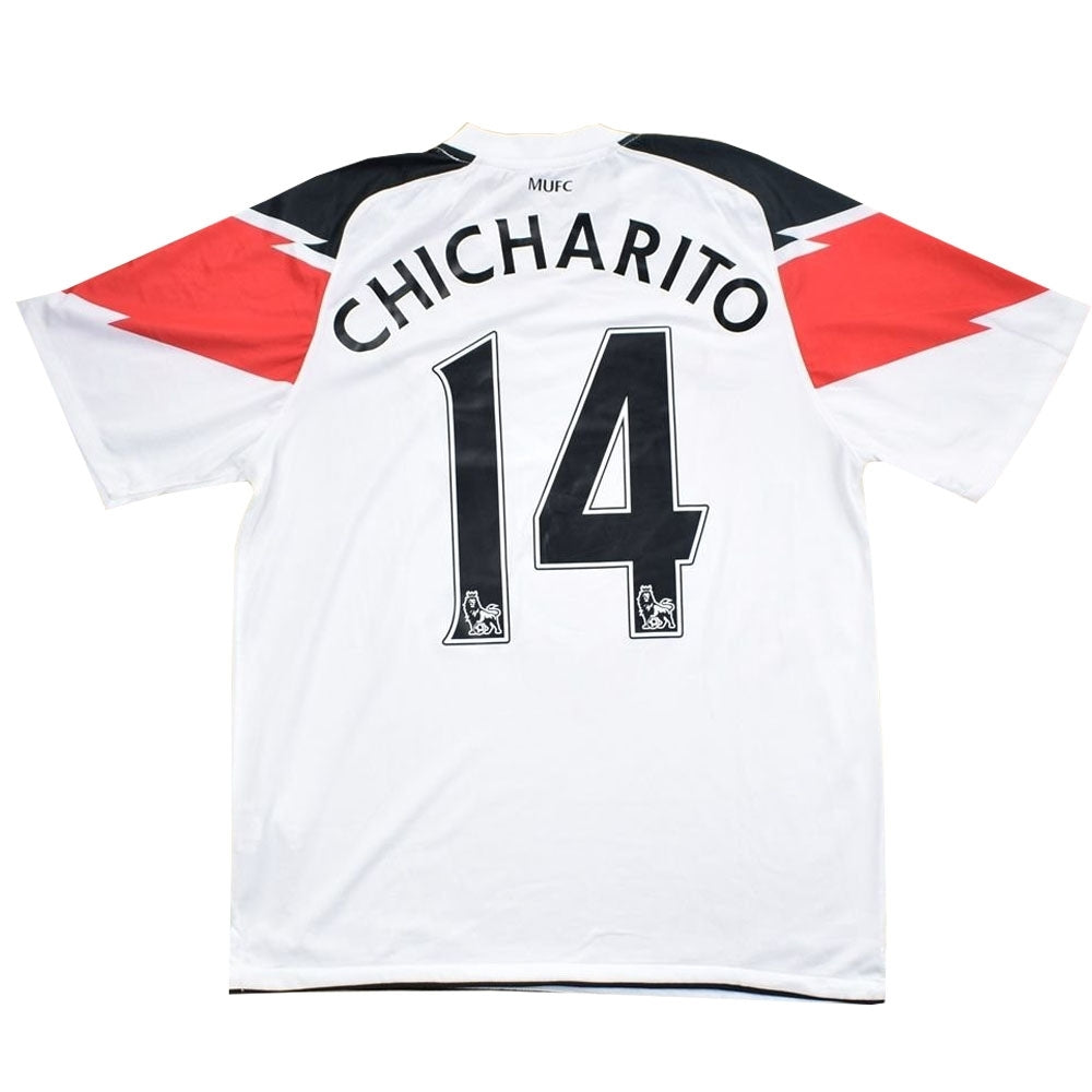 Manchester United 2010-11 Away Shirt (Chicharito #14) ((Very Good) S)