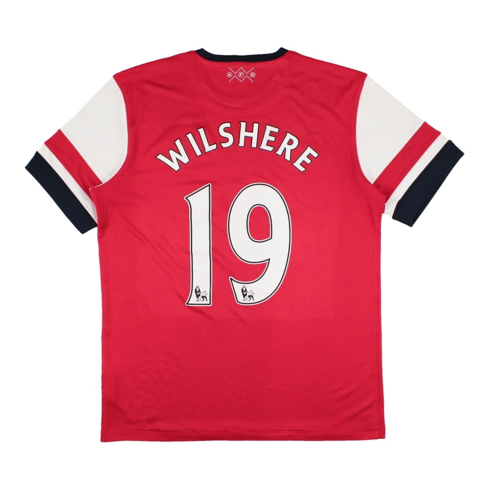 Arsenal 2012-14 Home Shirt (Wilshere #19) ((Good) M)_0