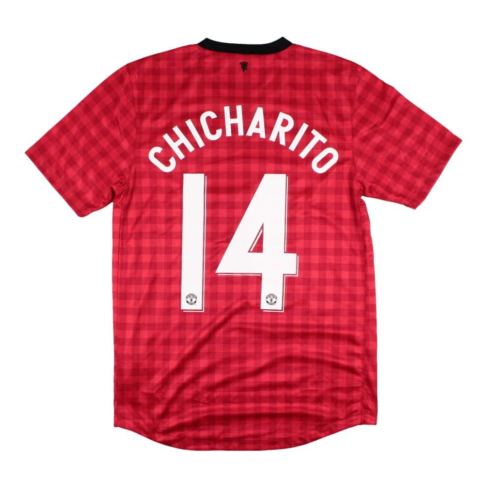 Manchester United 2012-13 Home Shirt (Chicharito 14) ((Excellent) S)_0