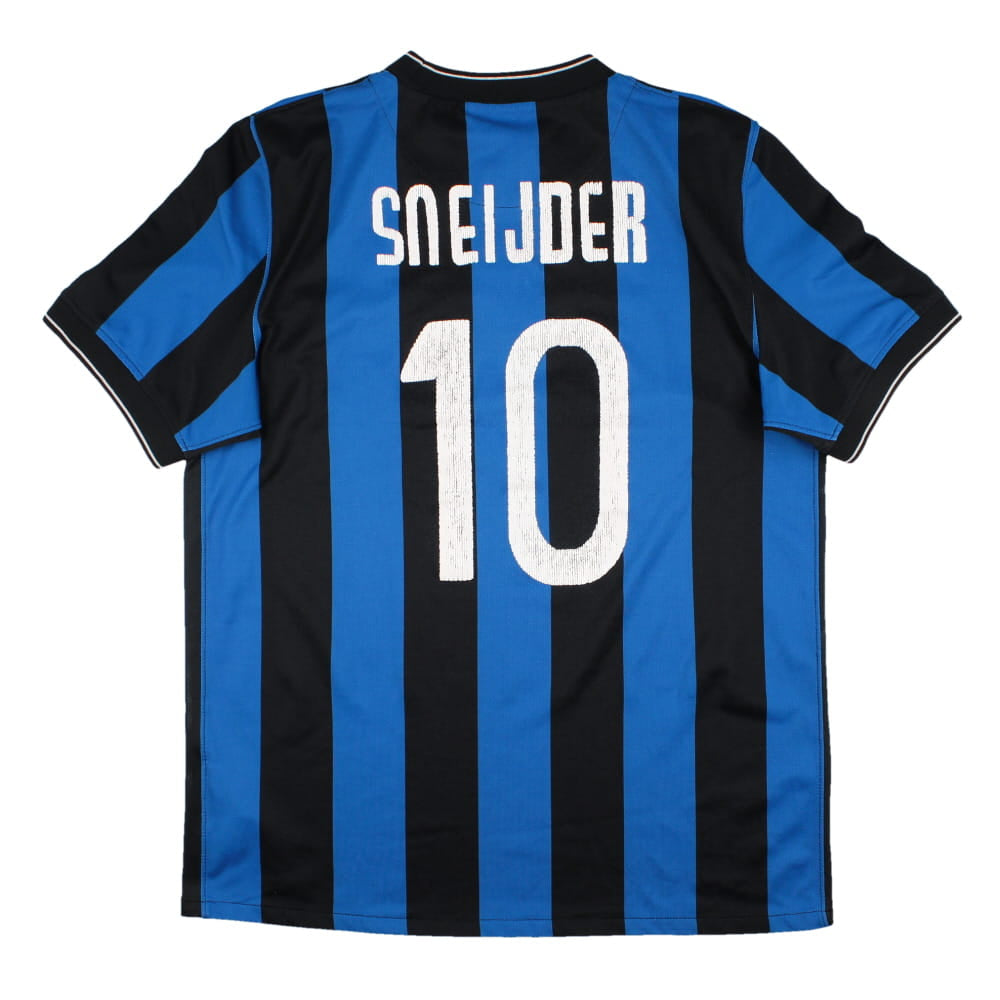 Inter Milan 2009-10 Home Shirt (Sneijder #10)(M) (Good)_0