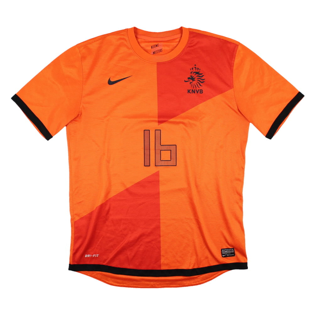 Holland 2012-13 Home Shirt (V.Persie #16) (M) (Very Good)_1