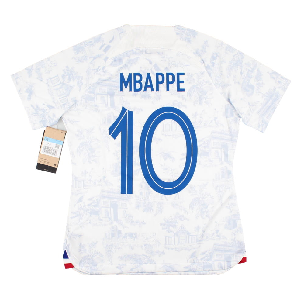 France 2022-23 Away Shirt (Mbappe #10) (Womens M) (Good)_0