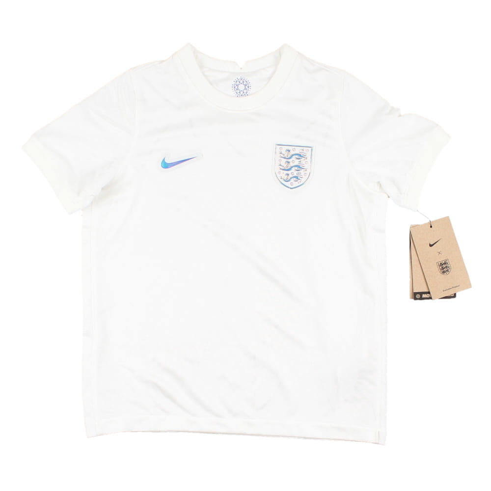 The England Women\'s 2022-23 Home Shirt (Youth) (Large Infant) (BNWT)_0