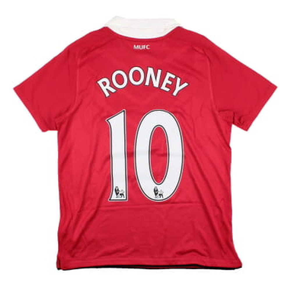 Manchester United 2010-11 Home Shirt (MB) Rooney #10 (Mint)_0