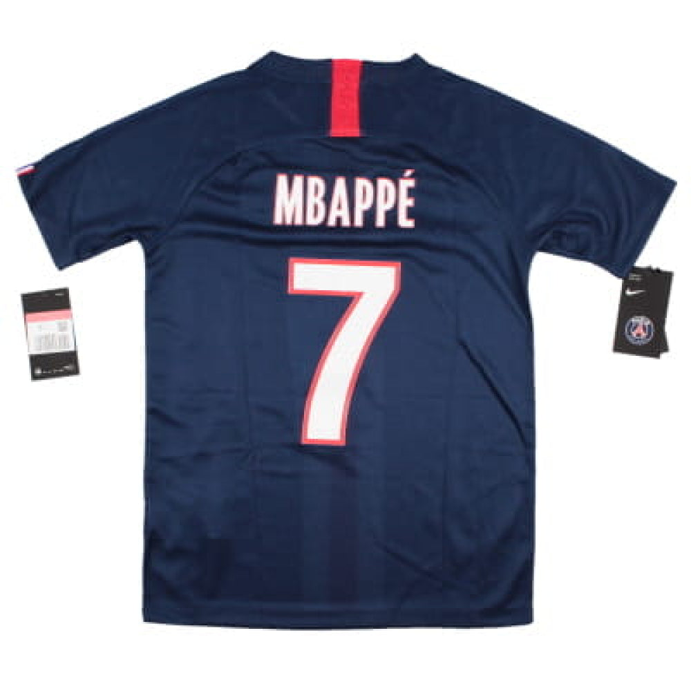 PSG 2019-20 Home Shirt (LB) Mbappe #7 (Mint)_0