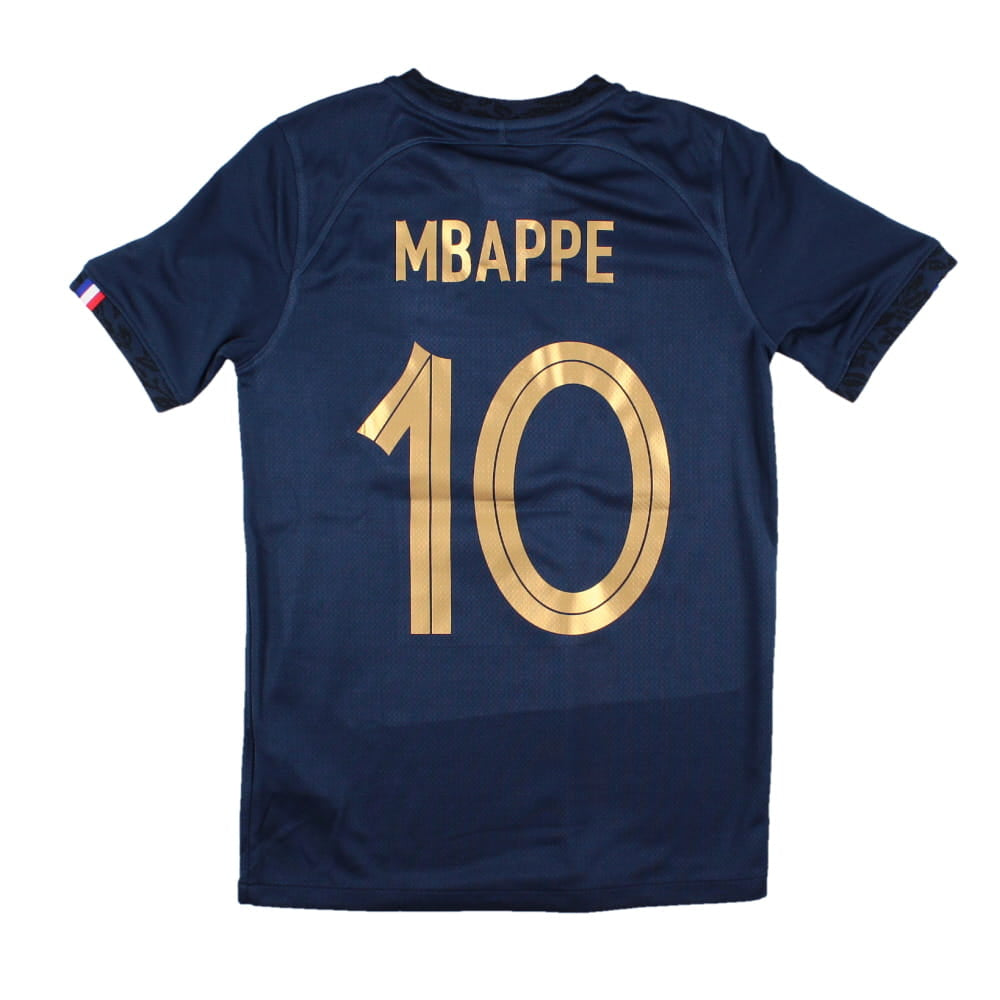 France 2022-23 Home Shirt (SB) Mbappe #10 (Mint)_0