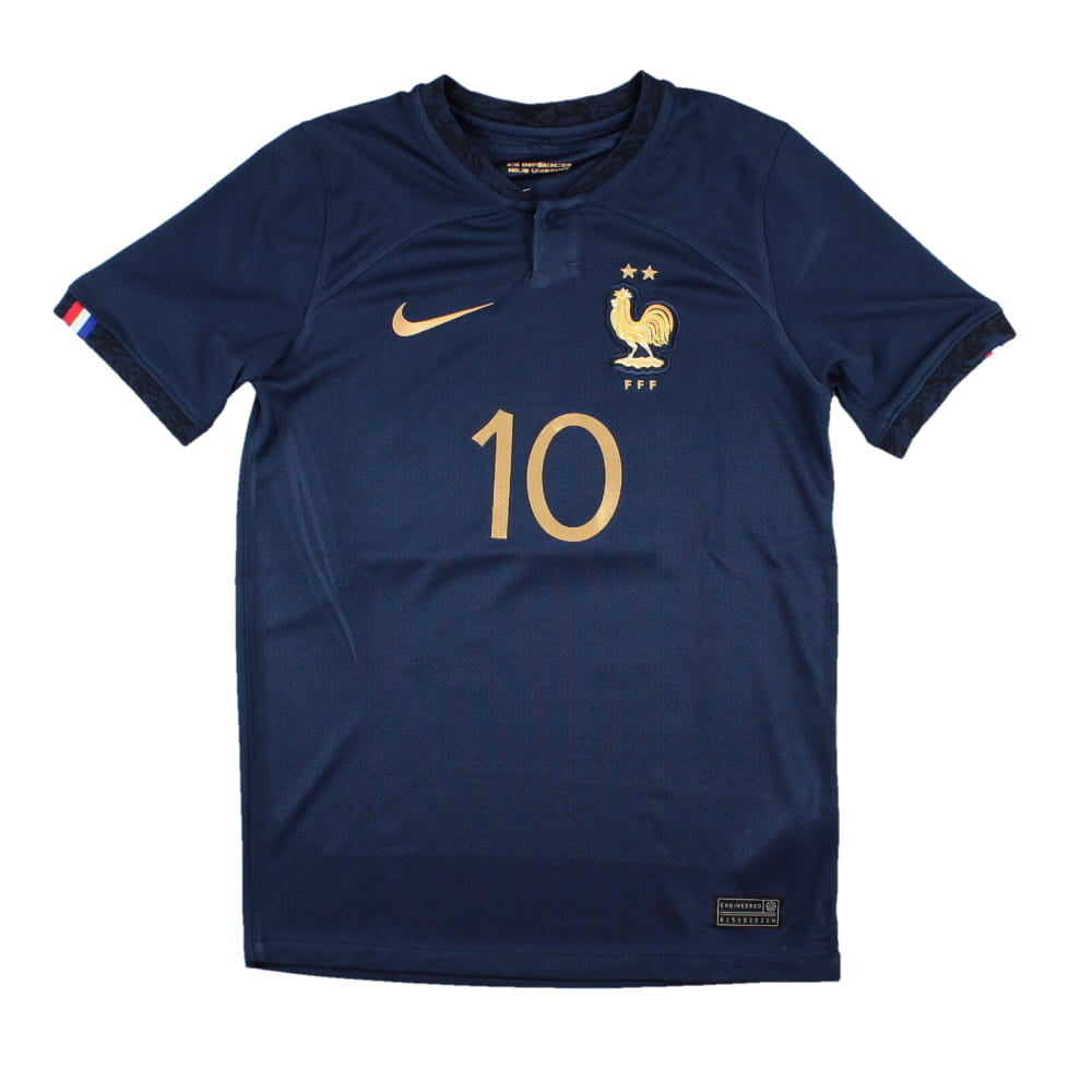 France 2022-23 Home Shirt (SB) Mbappe #10 (Mint)_1