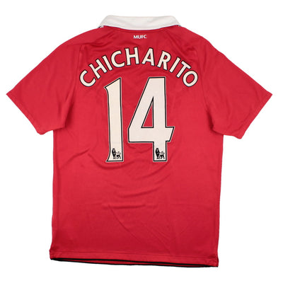  Chicharito #14 Galaxy Men's Away Soccer Jersey (XX