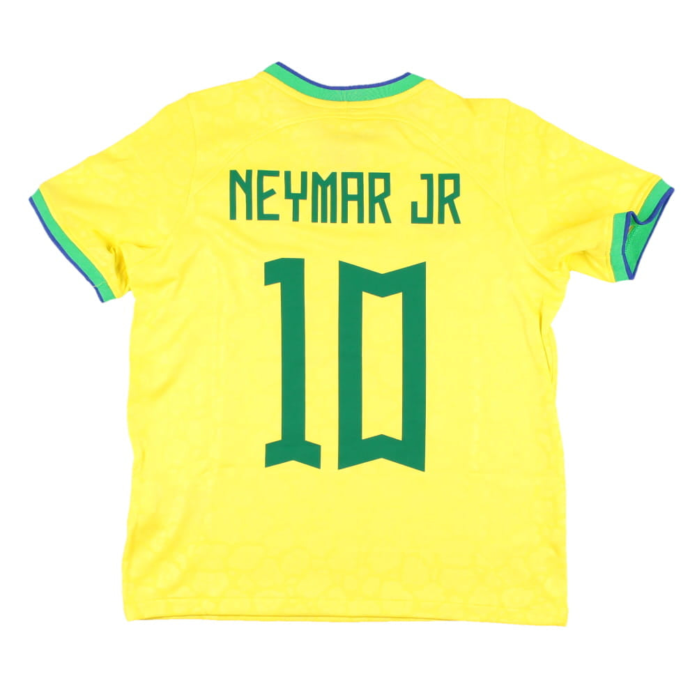 Brazil 2022-23 Home Shirt (XLB) Neymar Jr #10 (Mint)_0