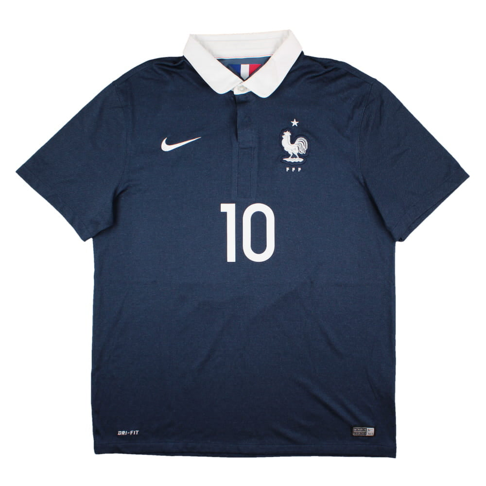 France 2014-16 Home Shirt (L) Benzema #10 (Mint)_1