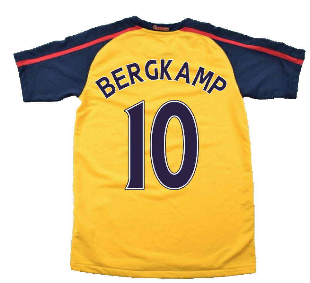 Arsenal 2008-09 Away Shirt ((Excellent) XL) (BERGKAMP 10)_2