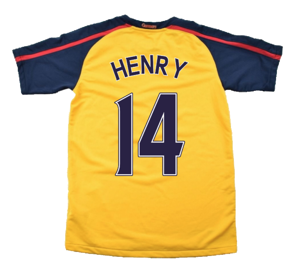 Arsenal 2008-09 Away Shirt ((Excellent) XL) (HENRY 14)_2