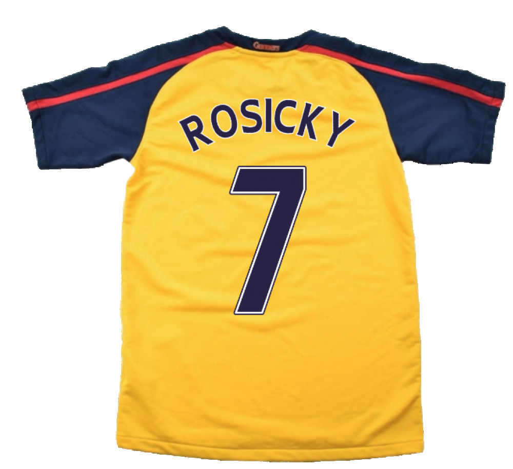 Arsenal 2008-09 Away Shirt ((Excellent) XL) (Rosicky 7)_2