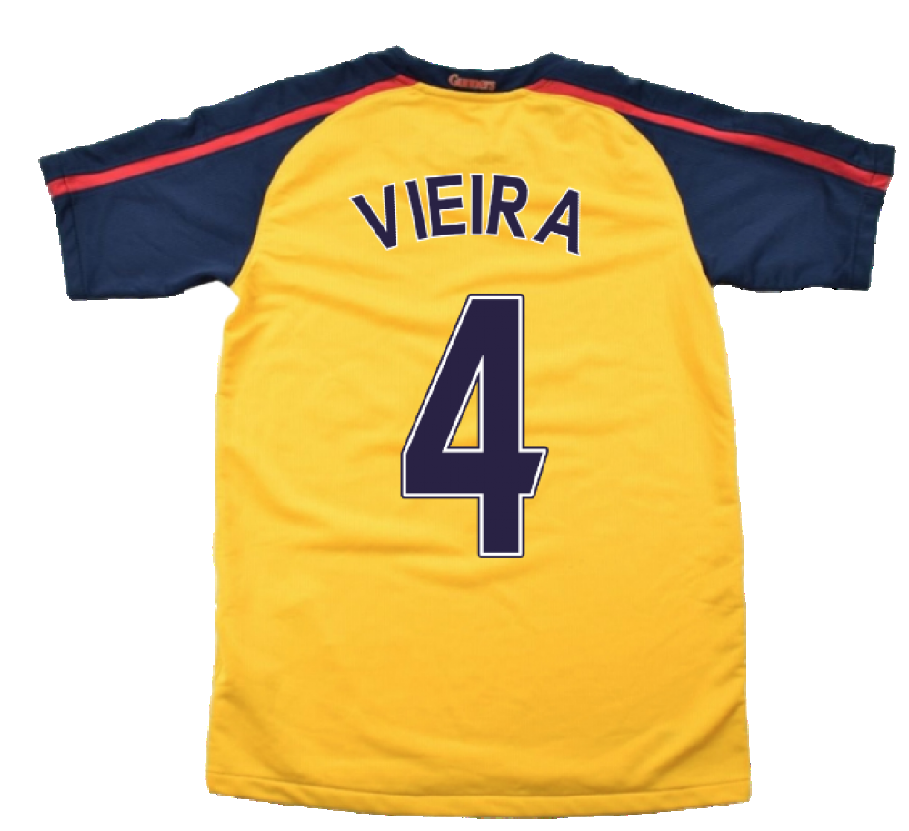 Arsenal 2008-09 Away Shirt ((Excellent) XL) (Vieira 4)_2