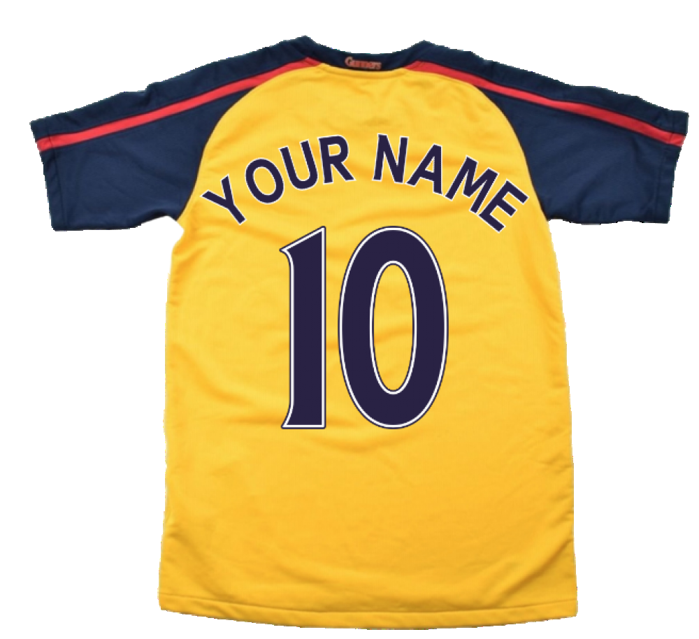 Arsenal 2008-09 Away Shirt ((Excellent) XL) (Your Name)_2