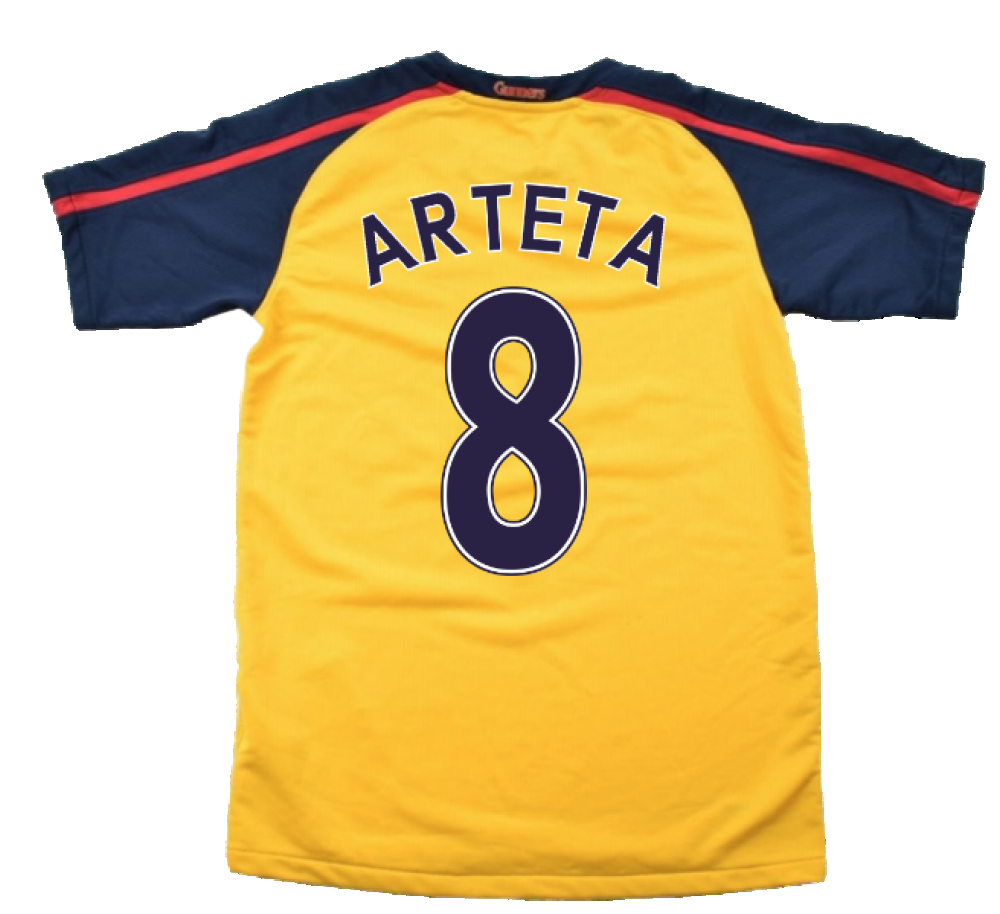 Arsenal 2008-09 Away Shirt ((Very Good) L) (ARTETA 8)_2