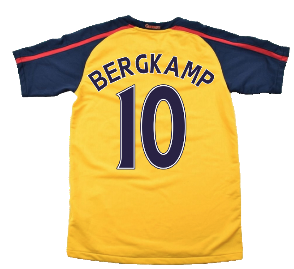 Arsenal 2008-09 Away Shirt ((Very Good) L) (BERGKAMP 10)_2