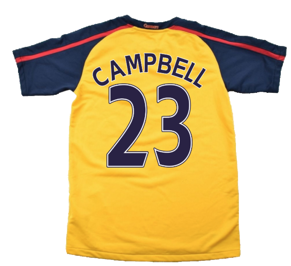 Arsenal 2008-09 Away Shirt ((Very Good) L) (CAMPBELL 23)_2