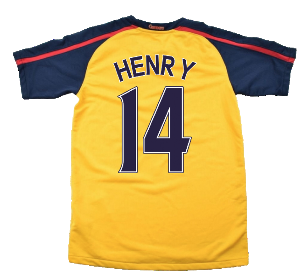 Arsenal 2008-09 Away Shirt ((Very Good) L) (HENRY 14)_2