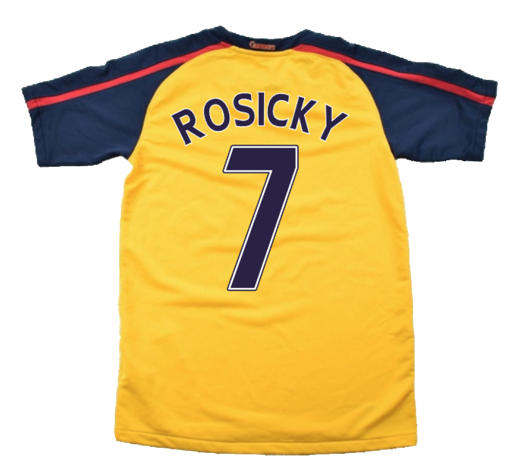 Arsenal 2008-09 Away Shirt ((Very Good) L) (Rosicky 7)_2