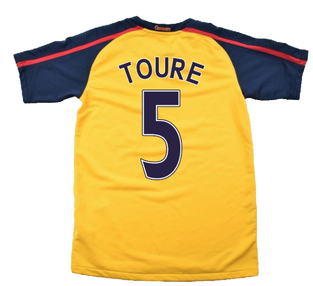 Arsenal 2008-09 Away Shirt ((Very Good) L) (Toure 5)_2