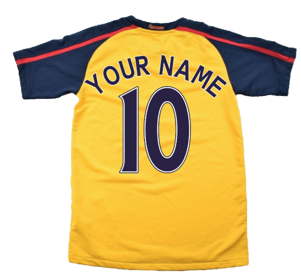 Arsenal 2008-09 Away Shirt ((Very Good) L) (Your Name)_2