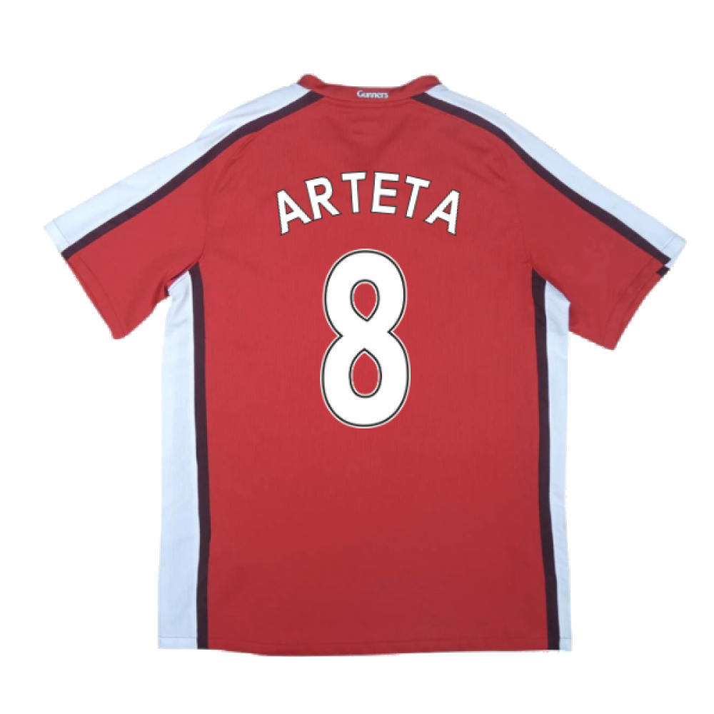 Arsenal 2008-10 Home Shirt ((Excellent) L) (ARTETA 8)_2