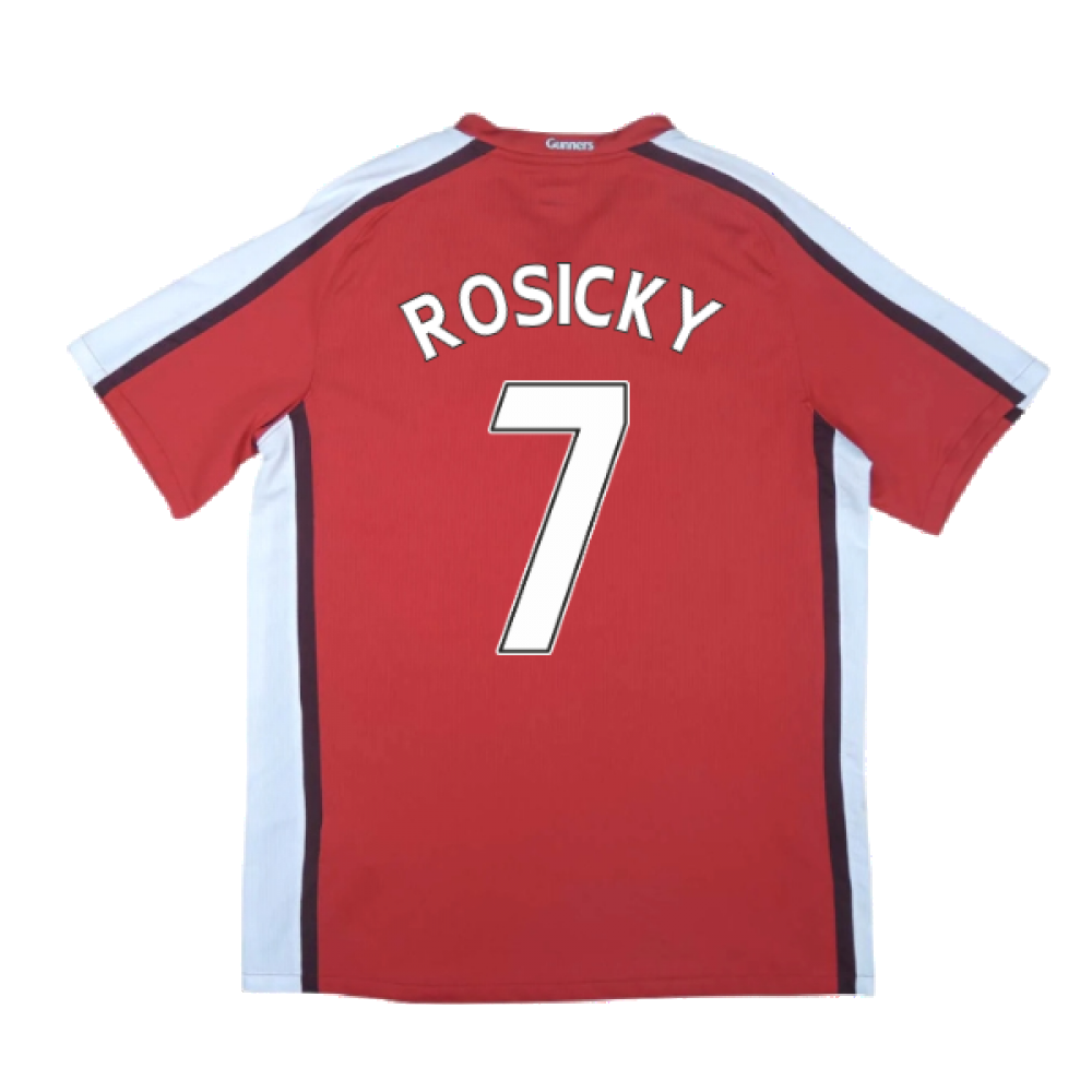 Arsenal 2008-10 Home Shirt ((Excellent) L) (Rosicky 7)_2