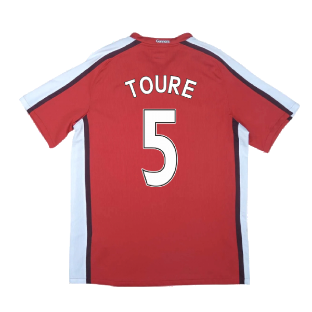 Arsenal 2008-10 Home Shirt ((Excellent) L) (Toure 5)_2