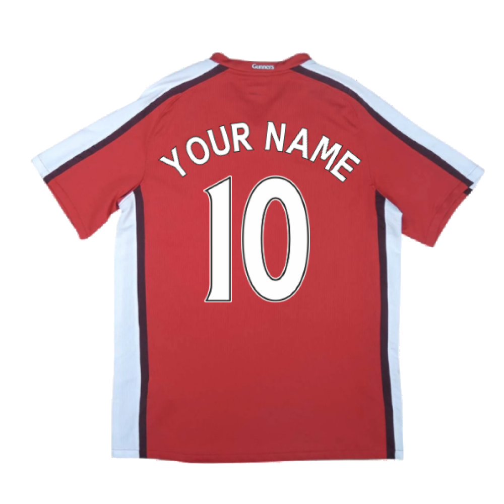 Arsenal 2008-10 Home Shirt ((Excellent) L) (Your Name)_2