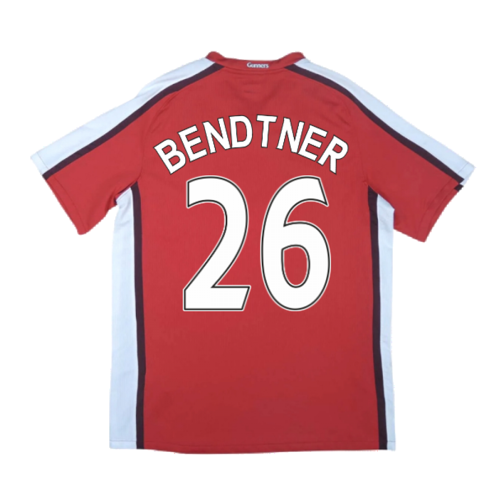 Arsenal 2008-10 Home Shirt ((Excellent) XL) (Bendtner 26)_2