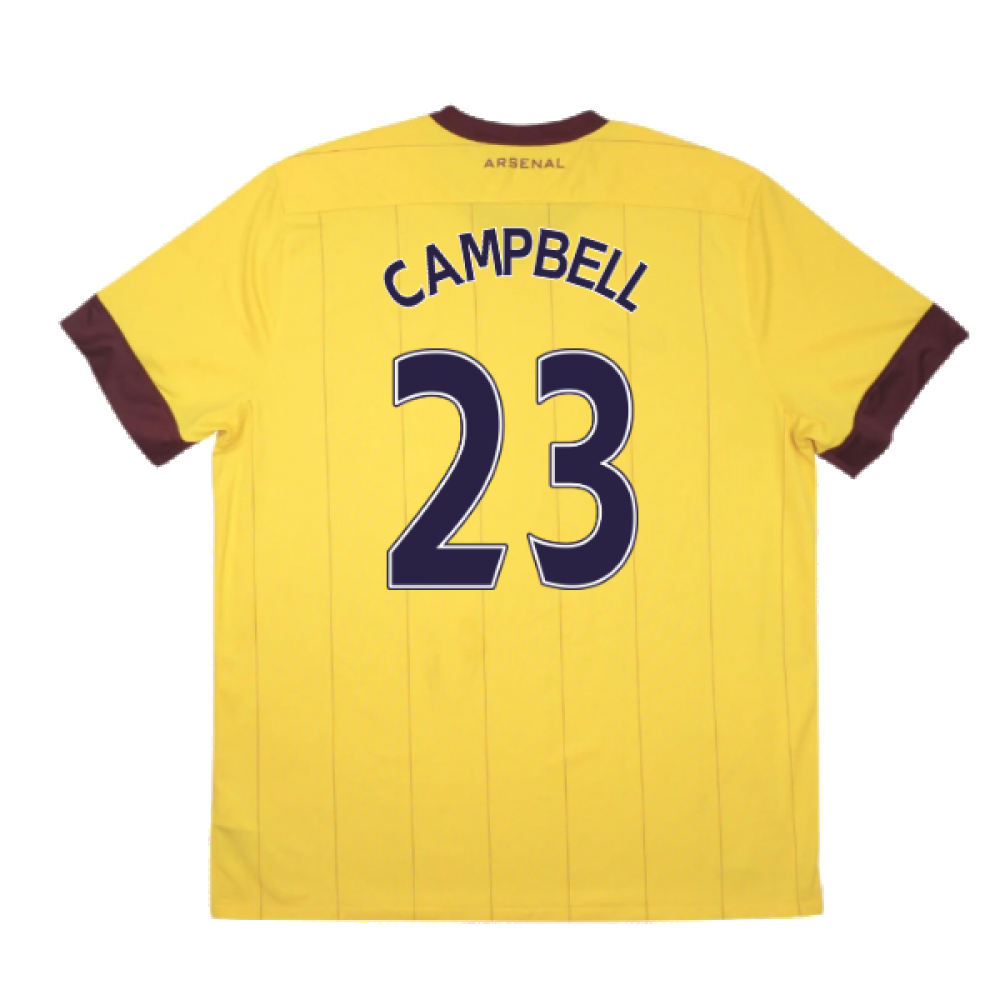 Arsenal 2010-11 Away Shirt ((Good) M) (CAMPBELL 23)_2