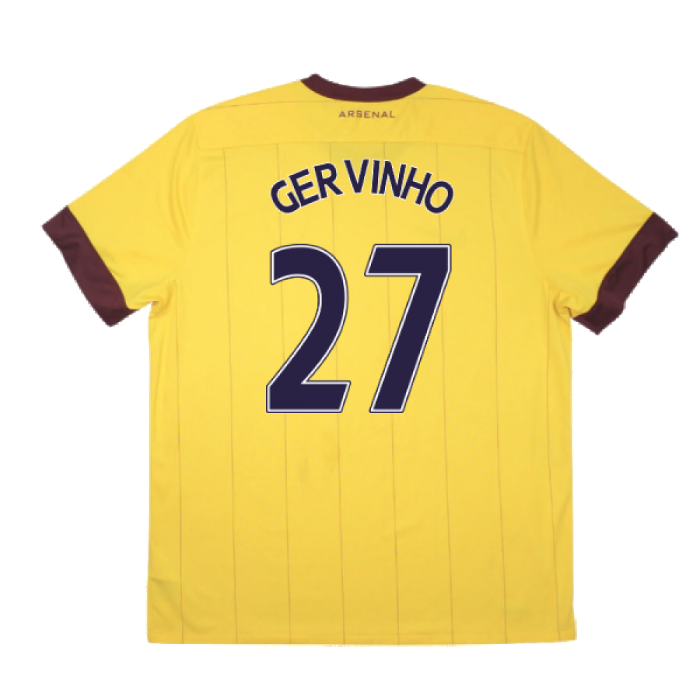 Arsenal 2010-11 Away Shirt ((Good) M) (GERVINHO 27)_2