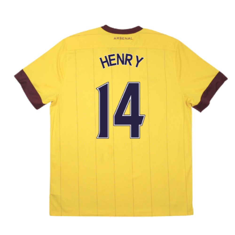 Arsenal 2010-11 Away Shirt ((Good) M) (HENRY 14)_2