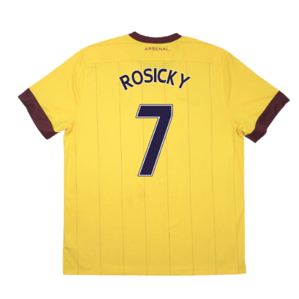 Arsenal 2010-11 Away Shirt ((Good) M) (ROSICKY 7)_2