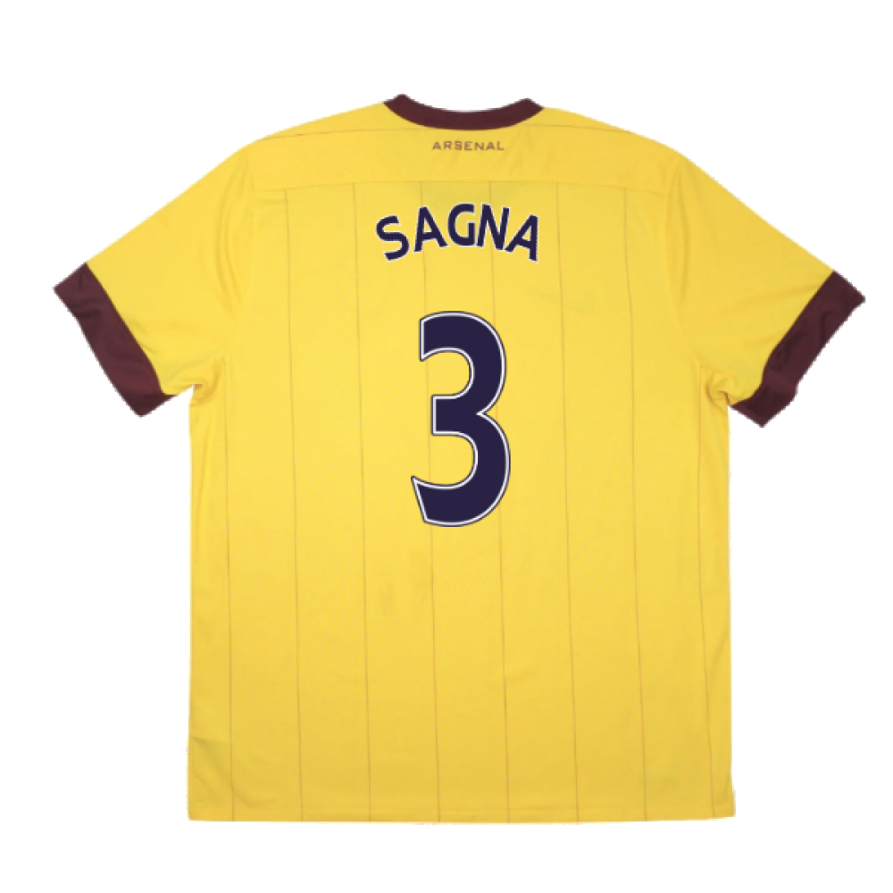 Arsenal 2010-11 Away Shirt ((Good) M) (SAGNA 3)_2