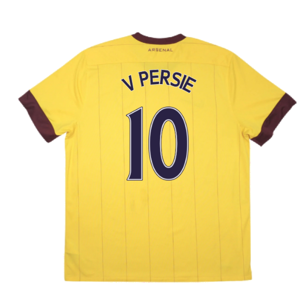 Arsenal 2010-11 Away Shirt ((Good) M) (V. PERSIE 10)_2