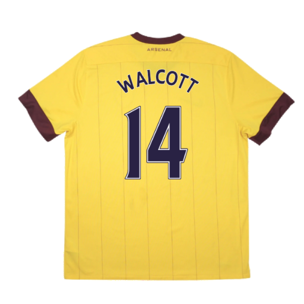 Arsenal 2010-11 Away Shirt ((Good) M) (WALCOTT 14)_2