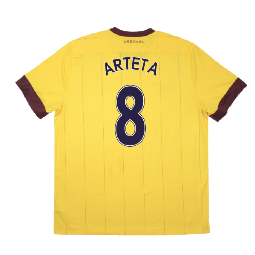 Arsenal 2010-11 Away Shirt ((Good) XXL) (ARTETA 8)_2