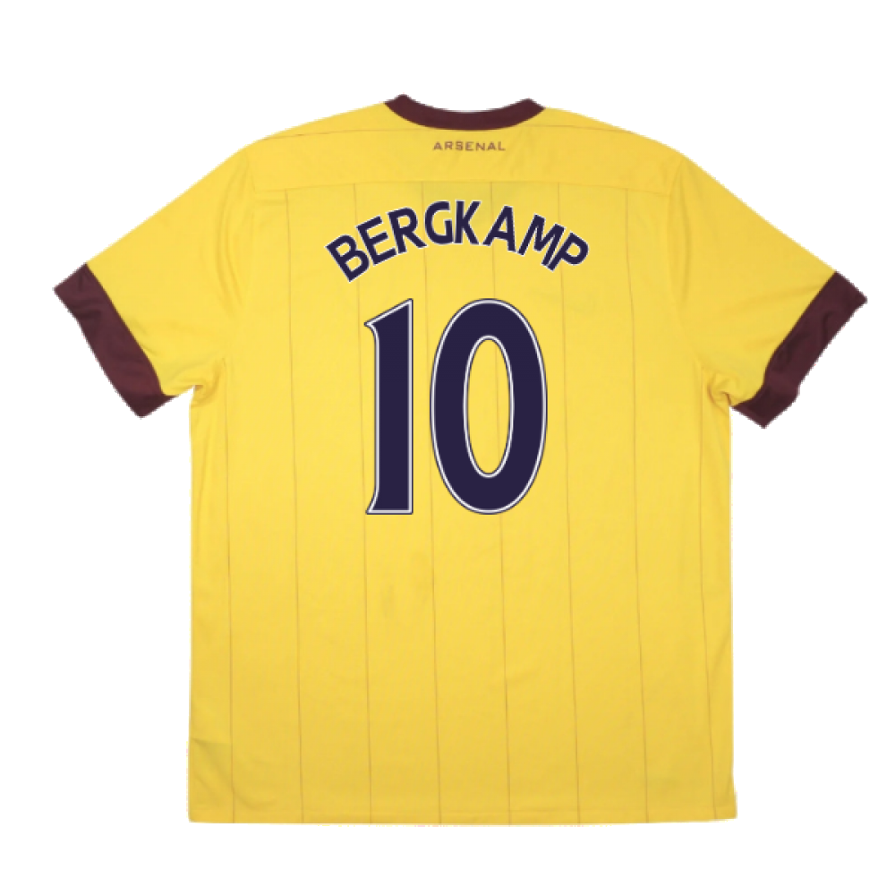 Arsenal 2010-11 Away Shirt ((Good) XXL) (BERGKAMP 10)_2