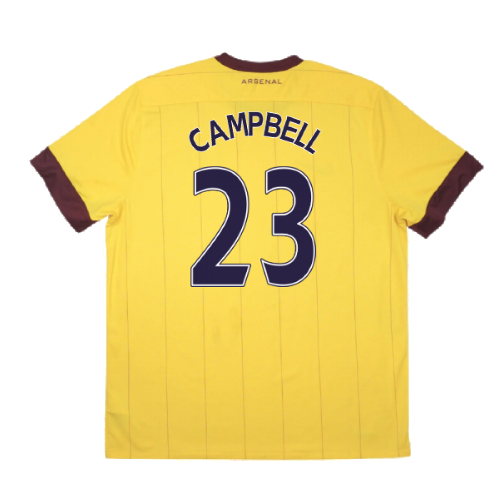 Arsenal 2010-11 Away Shirt ((Good) XXL) (CAMPBELL 23)_2