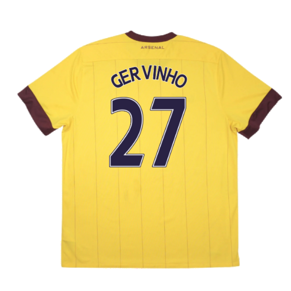 Arsenal 2010-11 Away Shirt ((Good) XXL) (GERVINHO 27)_2