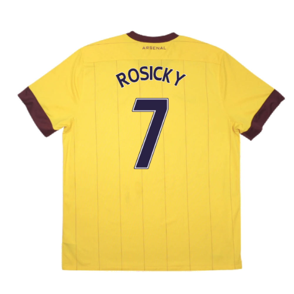 Arsenal 2010-11 Away Shirt ((Good) XXL) (ROSICKY 7)_2