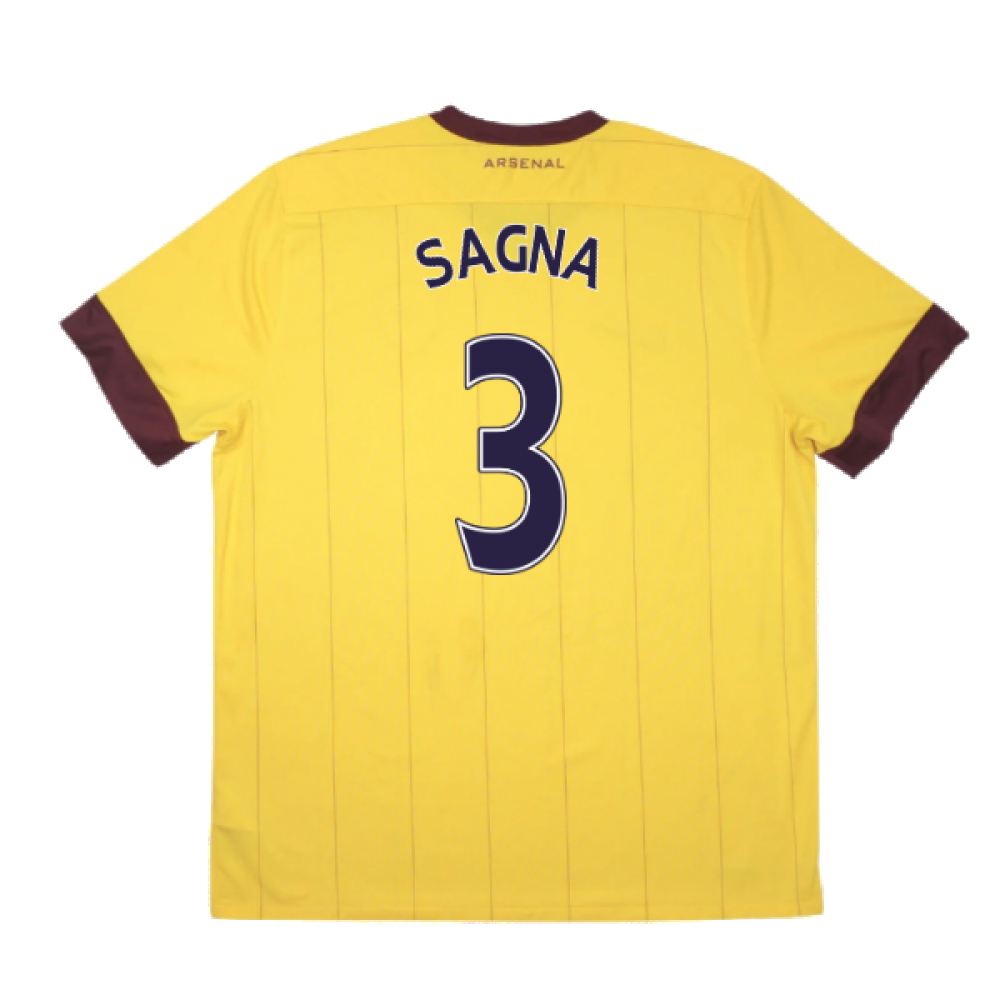 Arsenal 2010-11 Away Shirt ((Good) XXL) (SAGNA 3)_2