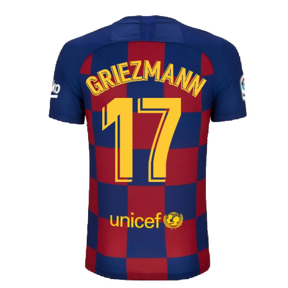 Barcelona 2019-20 Home Shirt ((Excellent) M) (Griezmann 17)_2