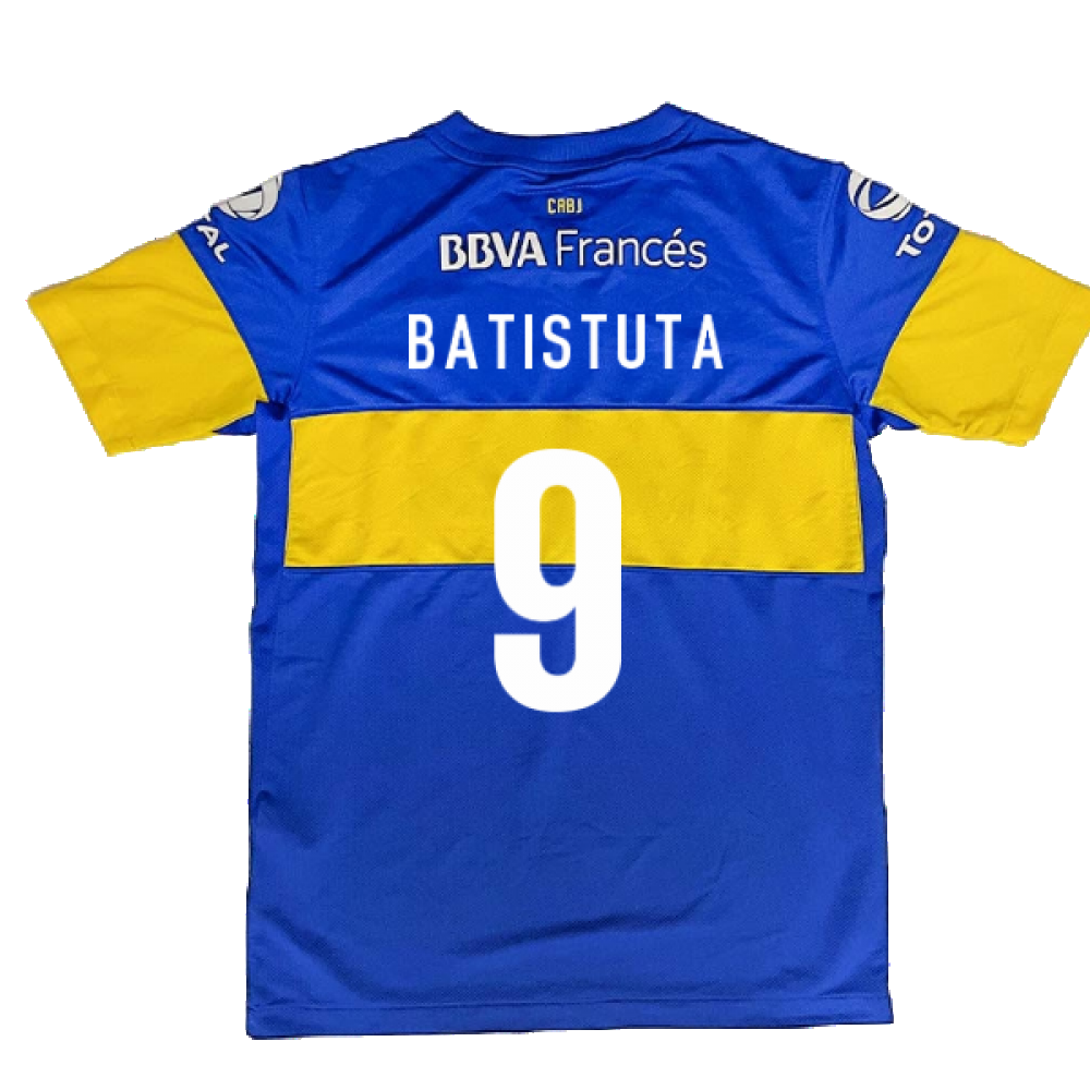 Boca Juniors 2011-12 Home Shirt ((Very Good) S) (BATISTUTA 9)_2