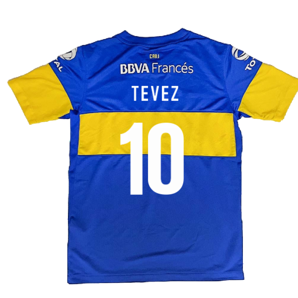 Boca Juniors 2011-12 Home Shirt ((Very Good) S) (TEVEZ 10)_2