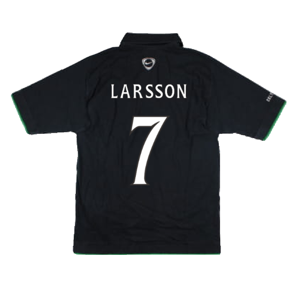 Celtic 2013-15 Nike Polo Shirt (M) (Larsson 7) (Very Good)_1