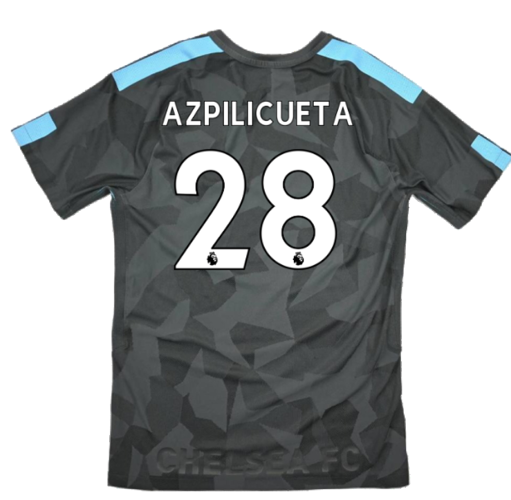 Chelsea 2017-18 Third Shirt (M) (Azpilicueta 28) (Excellent)_1