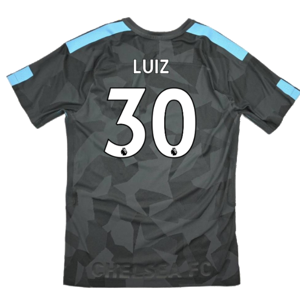 Chelsea 2017-18 Third Shirt (M) (Luiz 30) (Excellent)_1